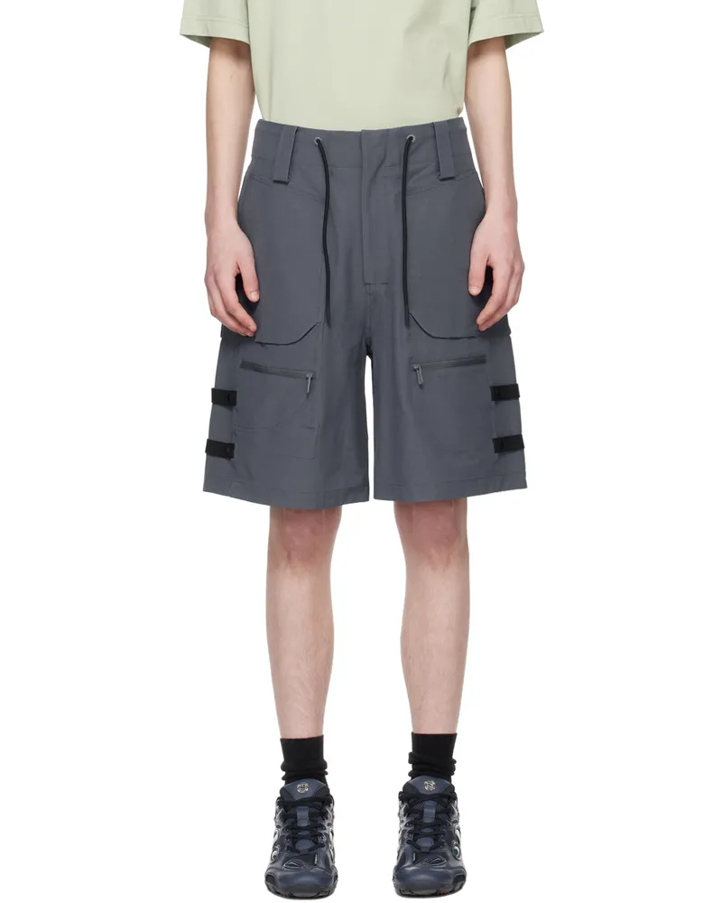 A. A. Spectrum Gray Stormer Shorts Basalt