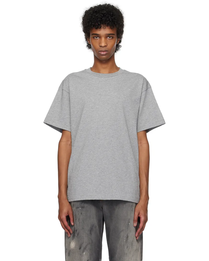 John Elliott + Co Gray University T-shirt Heather