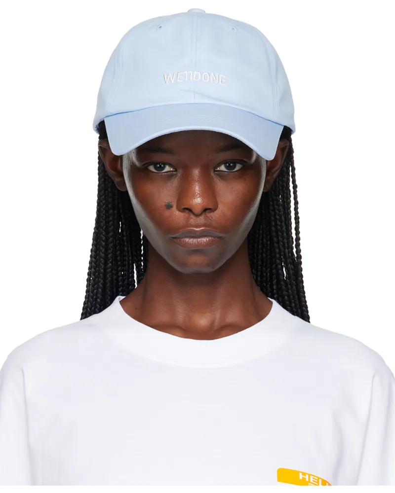 WE 11 DONE Blue Basic Cap Sky