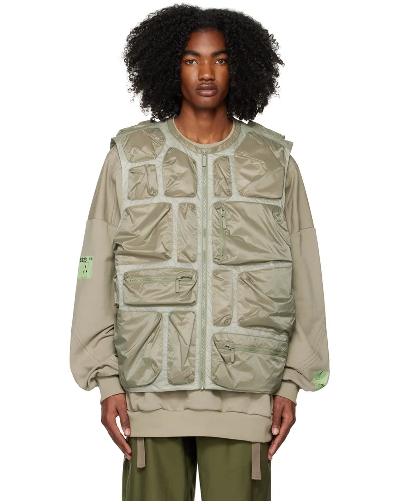 A. A. Spectrum Khaki Great Wall Vest Clay