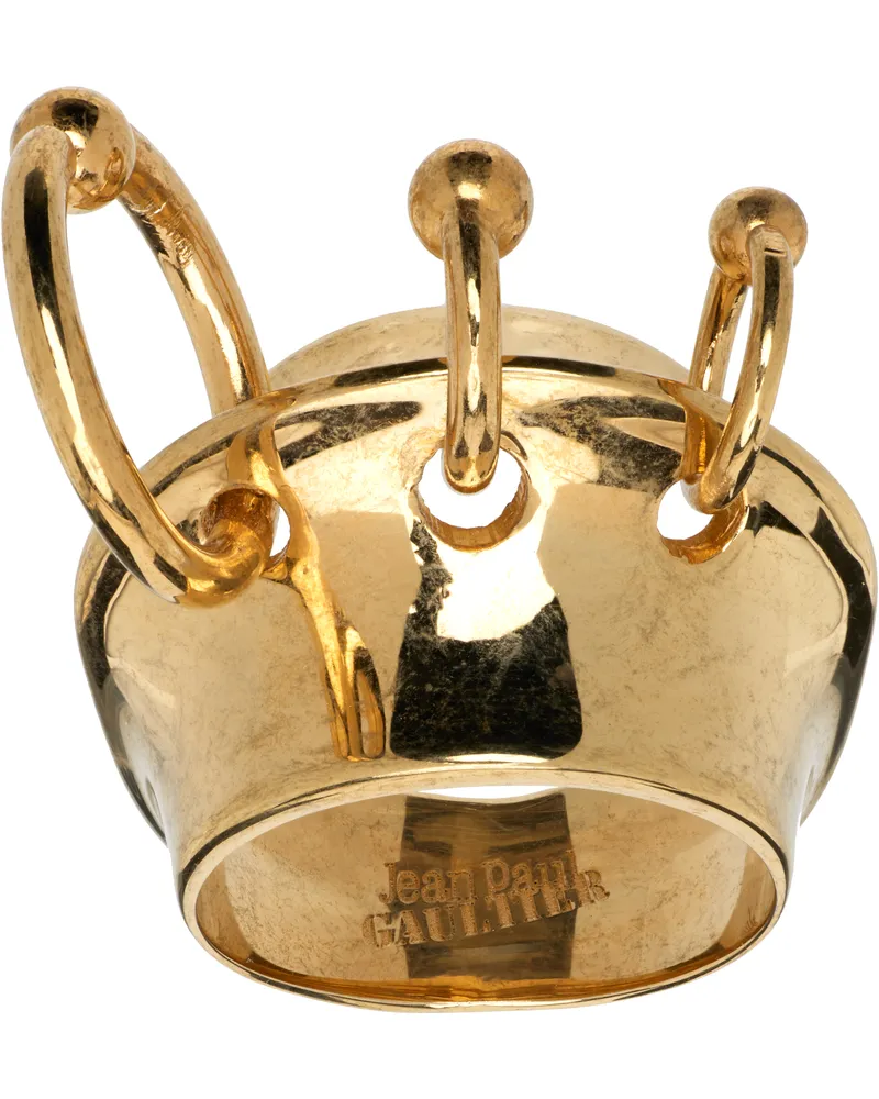 Jean Paul Gaultier The Gold-Tone Piercing' Ring 92-gold