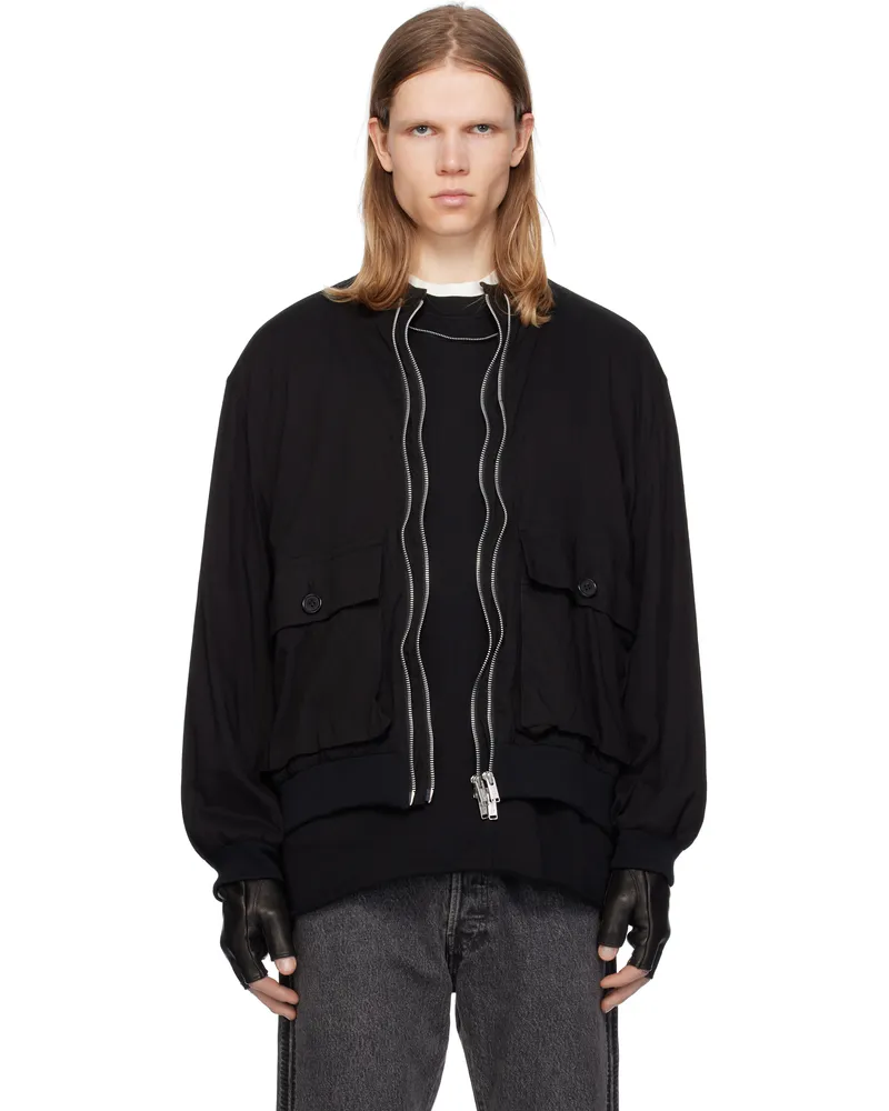 Undercover Black UC1E4206-2 Jacket Black