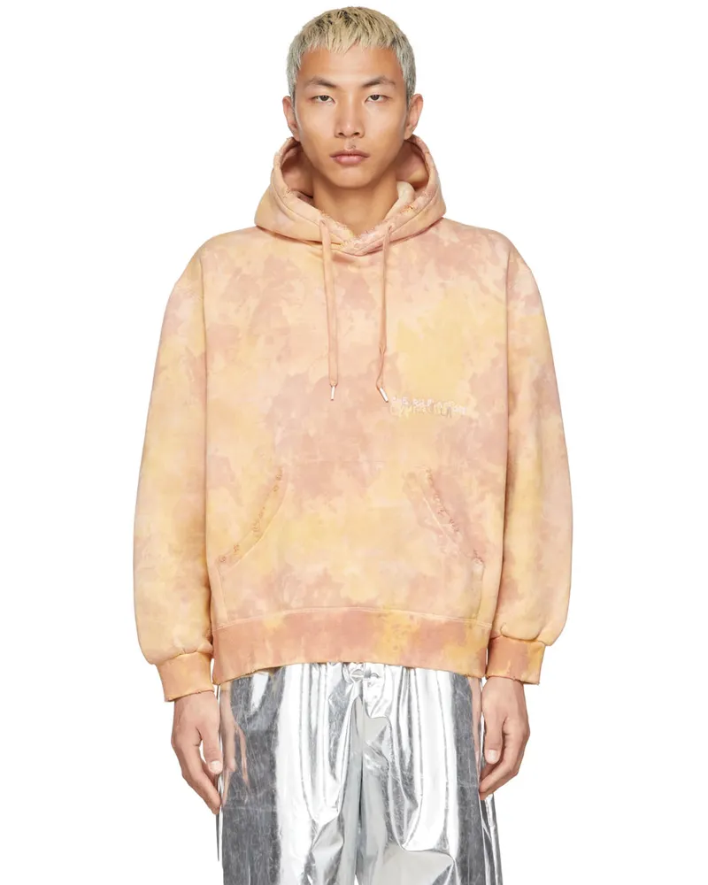 Doublet Yellow Vegetable Dyed Hoodie Cypress