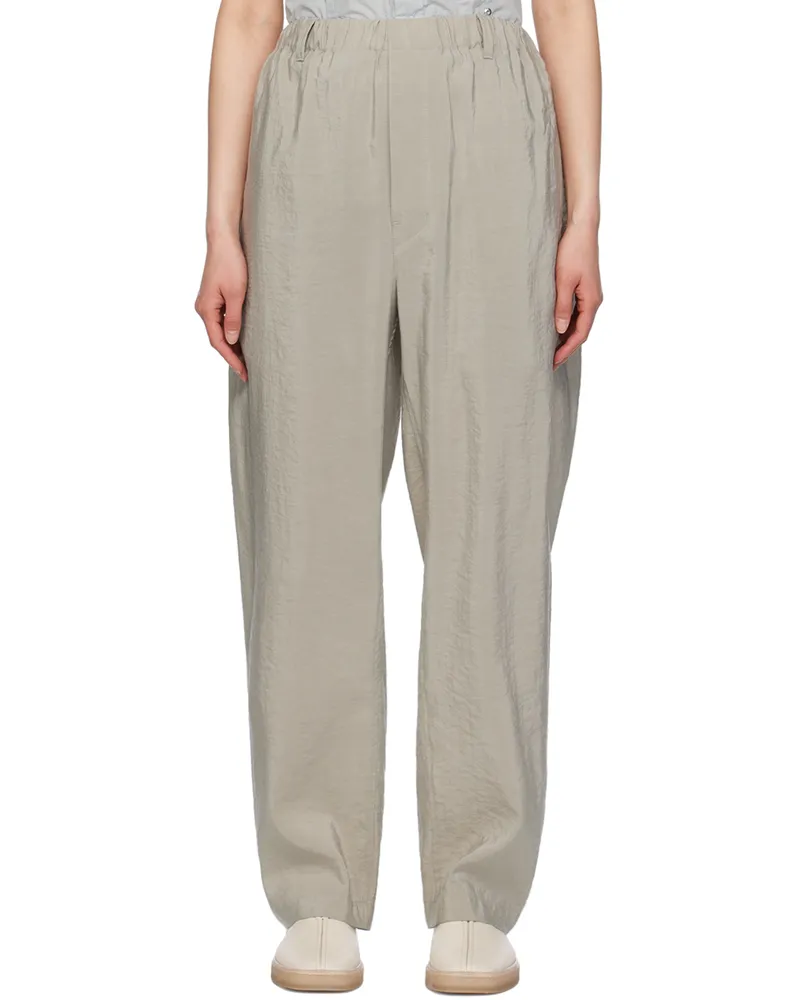 Christophe Lemaire Gray Relaxed Trousers Bk885