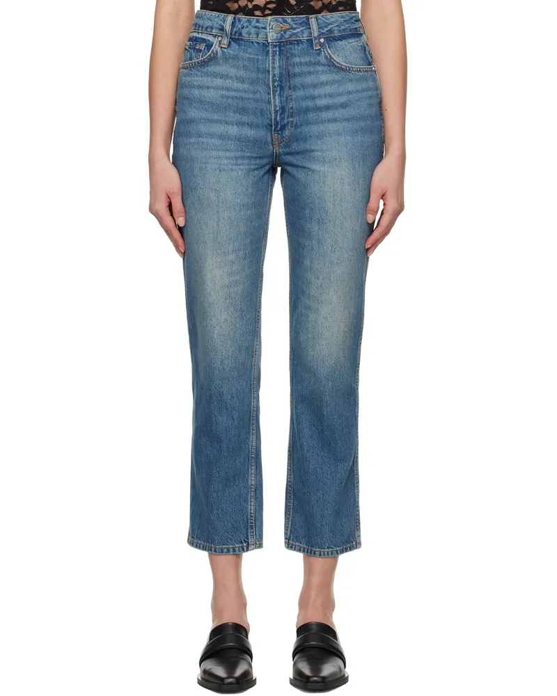 Anine Bing Blue Vin Jeans Washed