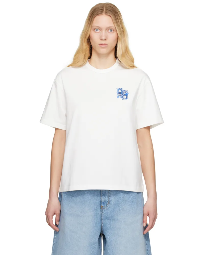 Adererror Off-White Sig; BL Tag 06 T-shirt Off