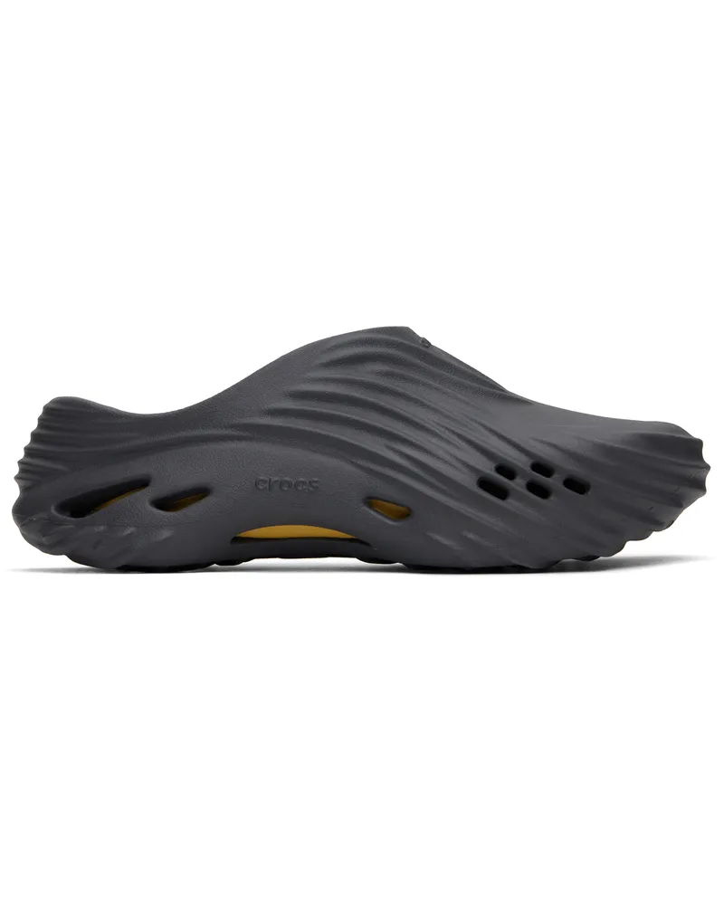 Crocs Black Echo Wave Clogs Black