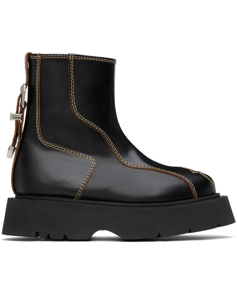 Andersson Bell Black Fia Ankle Boots Black