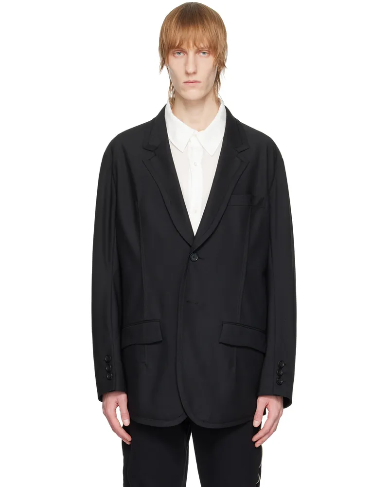 Undercover Black Two-Button Blazer Black