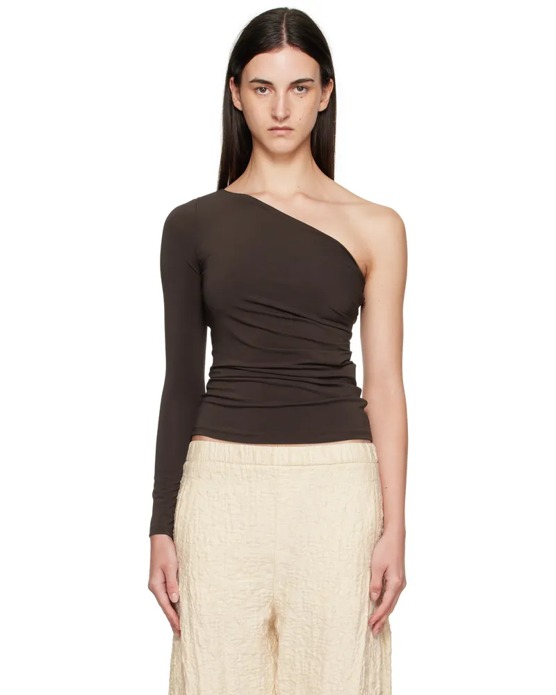 Max Mara Brown Spluga Top 002