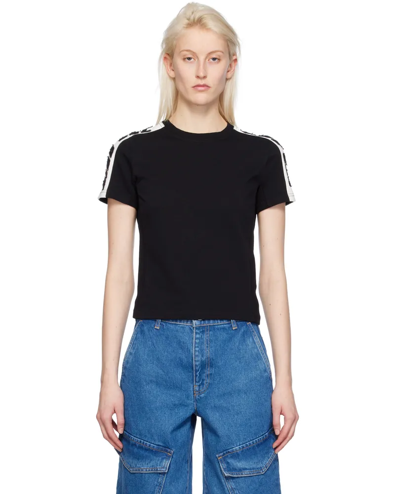 Dion Lee Black Slim T-Shirt Black