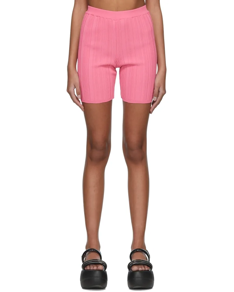 Marco Rambaldi Pink Viscose Shorts 14