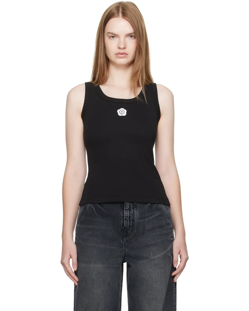 Kenzo Black Kenzo Paris 'Boke Flower 2.0' Rib Tank Top 99j