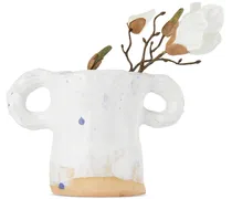 White Ceramic Studio 01 Vase