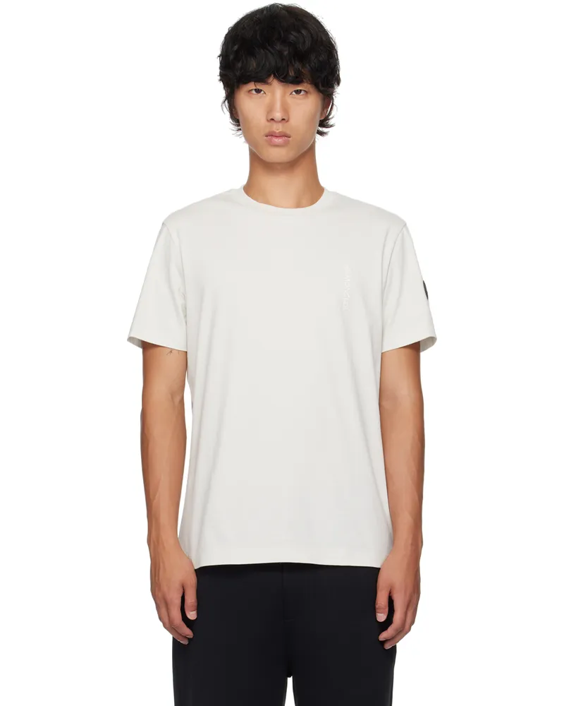 Moncler Gray Garment-Washed T-Shirt 90d