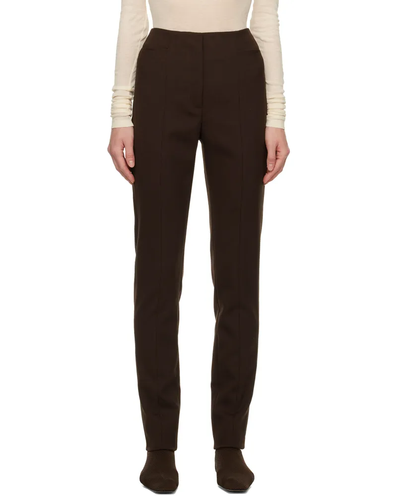 House of Dagmar Brown Romy Trousers Chocolate