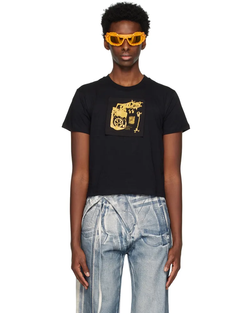 OTTOLINGER Black Patch T-Shirt Black