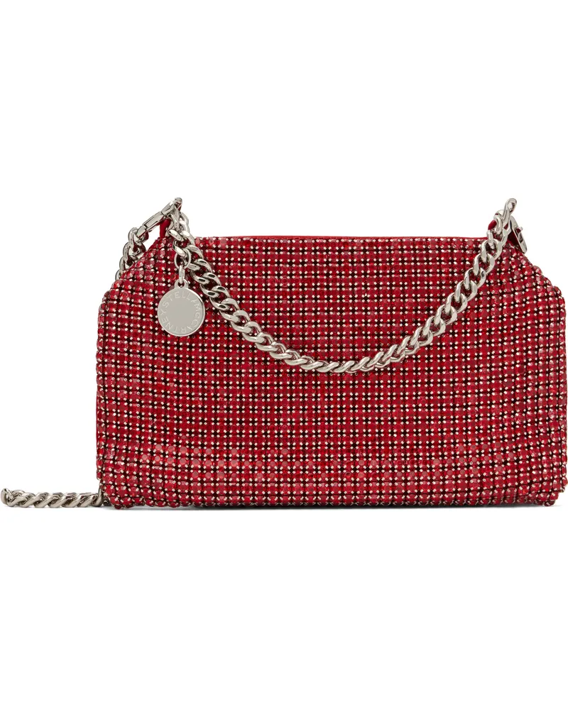 Stella McCartney Red Falabella Crystal Mesh Shoulder Bag 6309