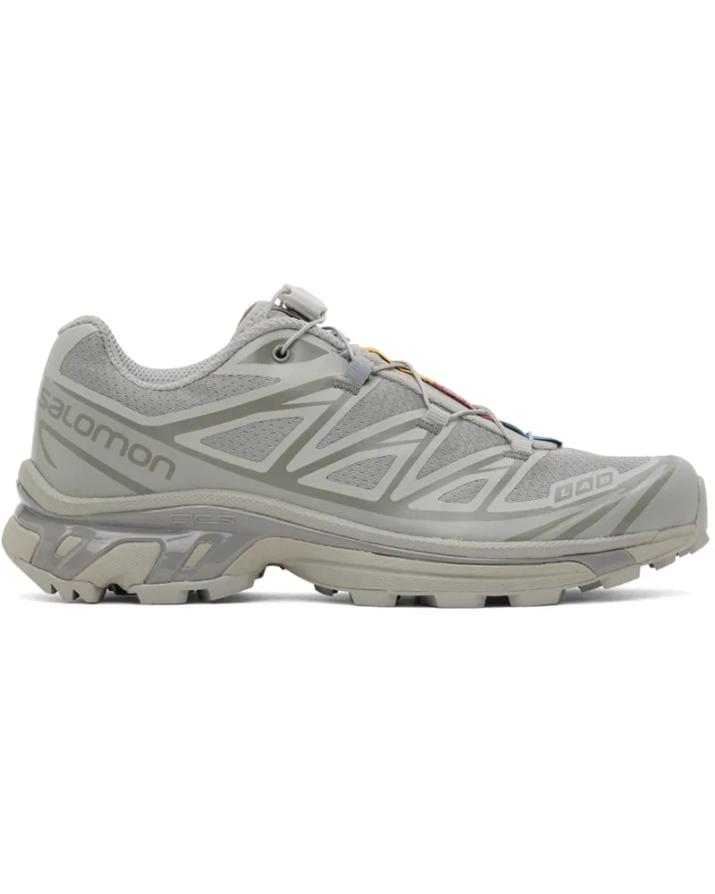 Salomon Gray XT-6 Sneakers Ghost