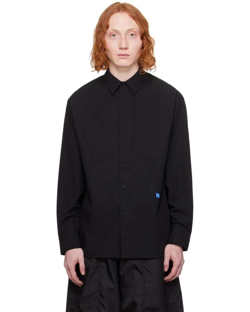 Adererror Black Significant Button Shirt Noir