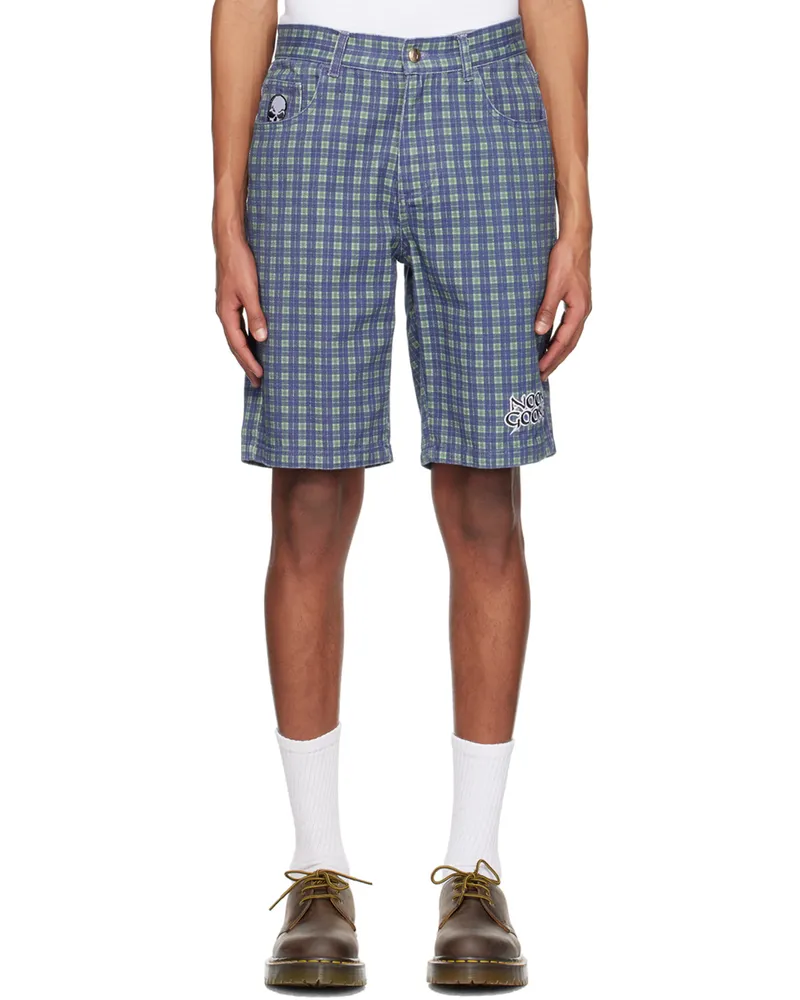 Noon Goons Blue Surf Denim Shorts Surf