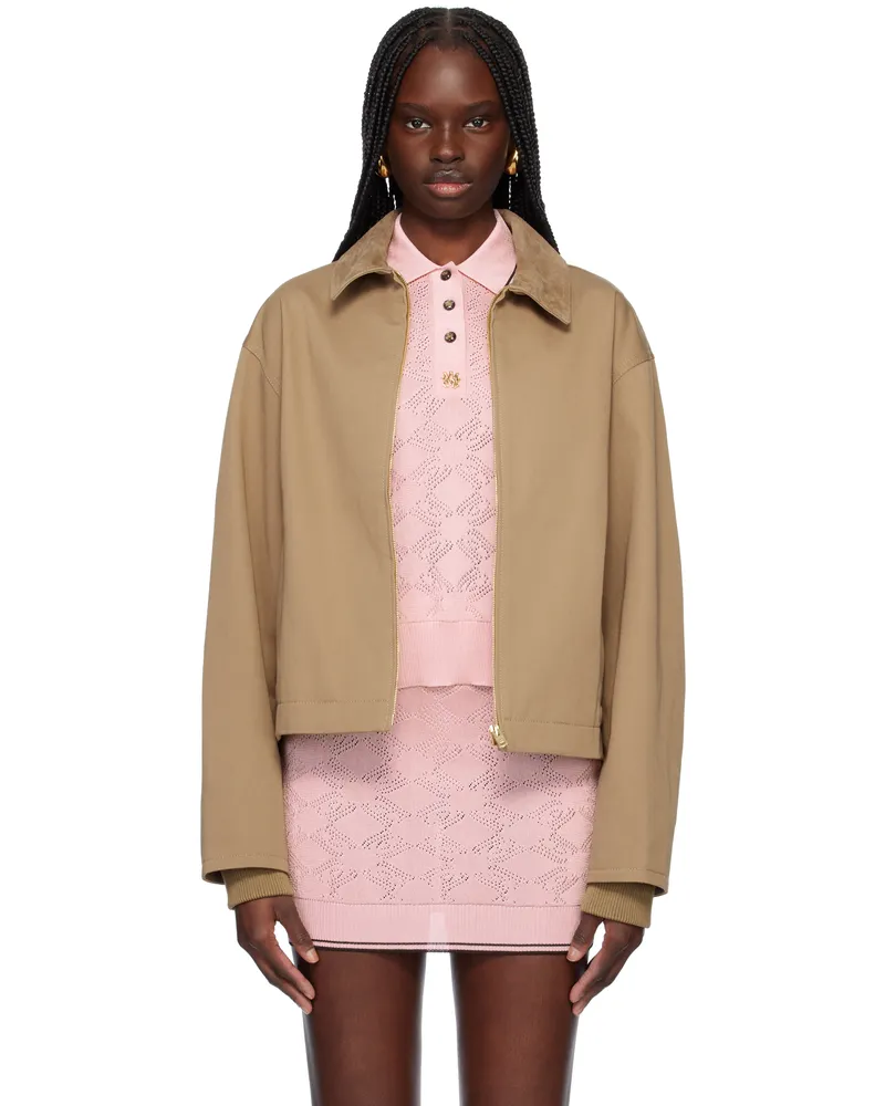 Amiri Brown MA Quad Work Jacket Camel