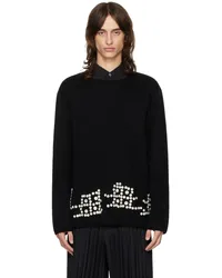 Comme des Garçons Black Buttons Sweater Black