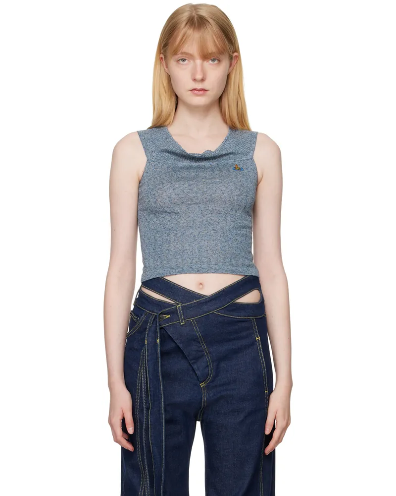 Vivienne Westwood Blue Valentina Tank Top K401