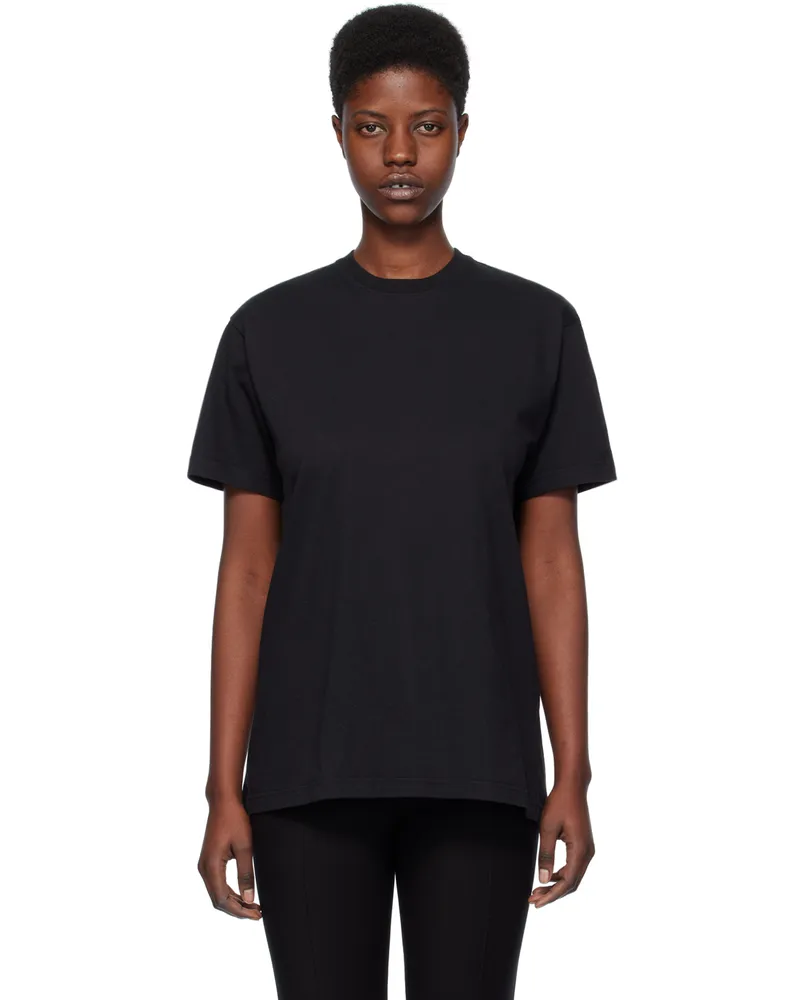 Totême Black Straight T-Shirt 200