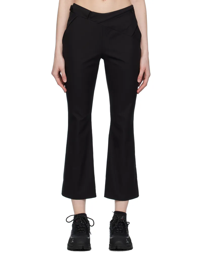 Hyein Seo Black Pocket Trousers Black