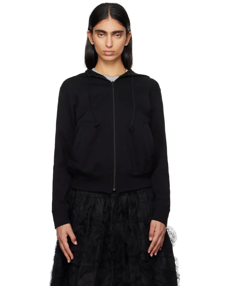 Comme des Garçons Black 'Heart On Back' Hoodie 1