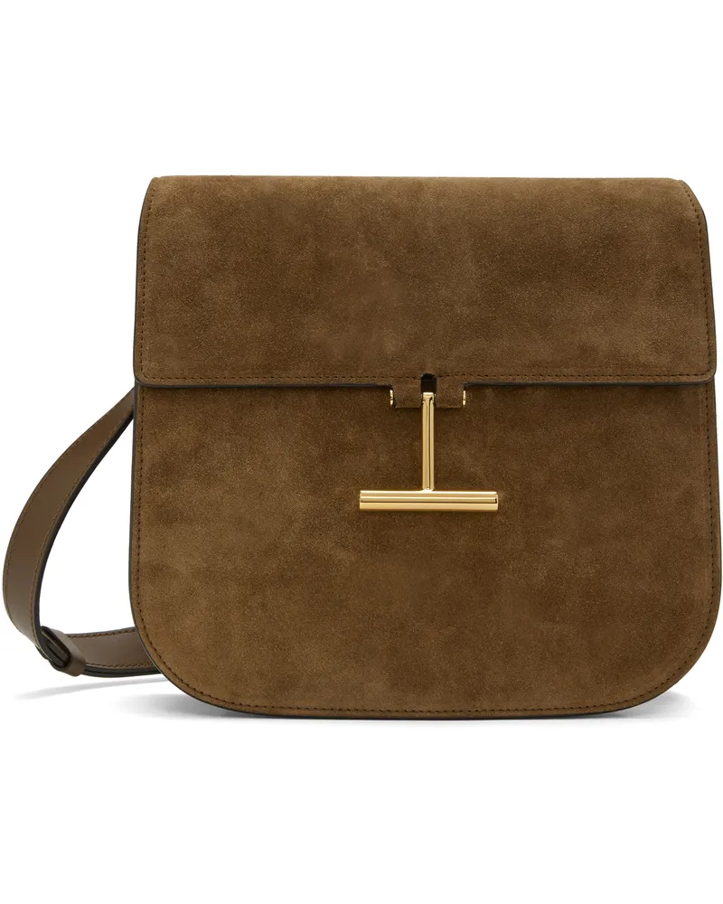 Tom Ford Brown Tara Medium Crossbody Bag 1b033