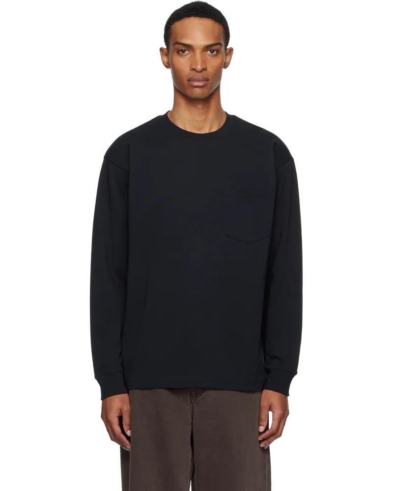 Norse Projects Black 'Norse' Standard Heavy Loose LS T-shirt Black9999