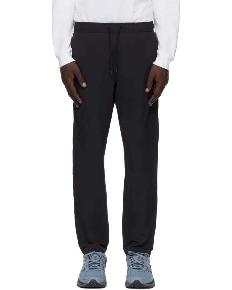 Reigning Champ Black Nylon Oxford Team Track Pants Black