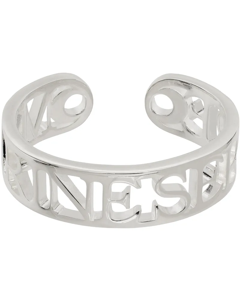 Marine Serre Silver Marine Serre Insert Bangle Bracelet Mt10