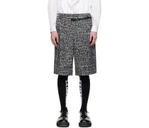 Gray Glen Check Shorts