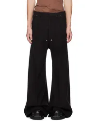 Rick Owens Black Tailored Bela Trousers Black