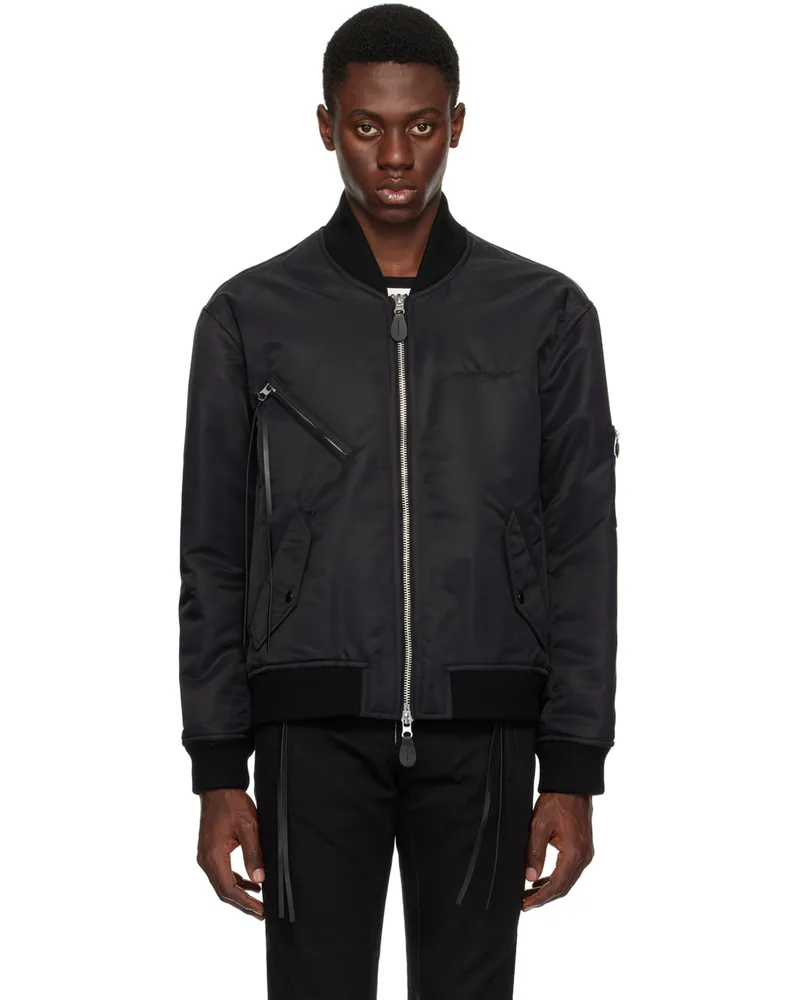 Courrèges Black Cocoon Bomber Jacket 9999