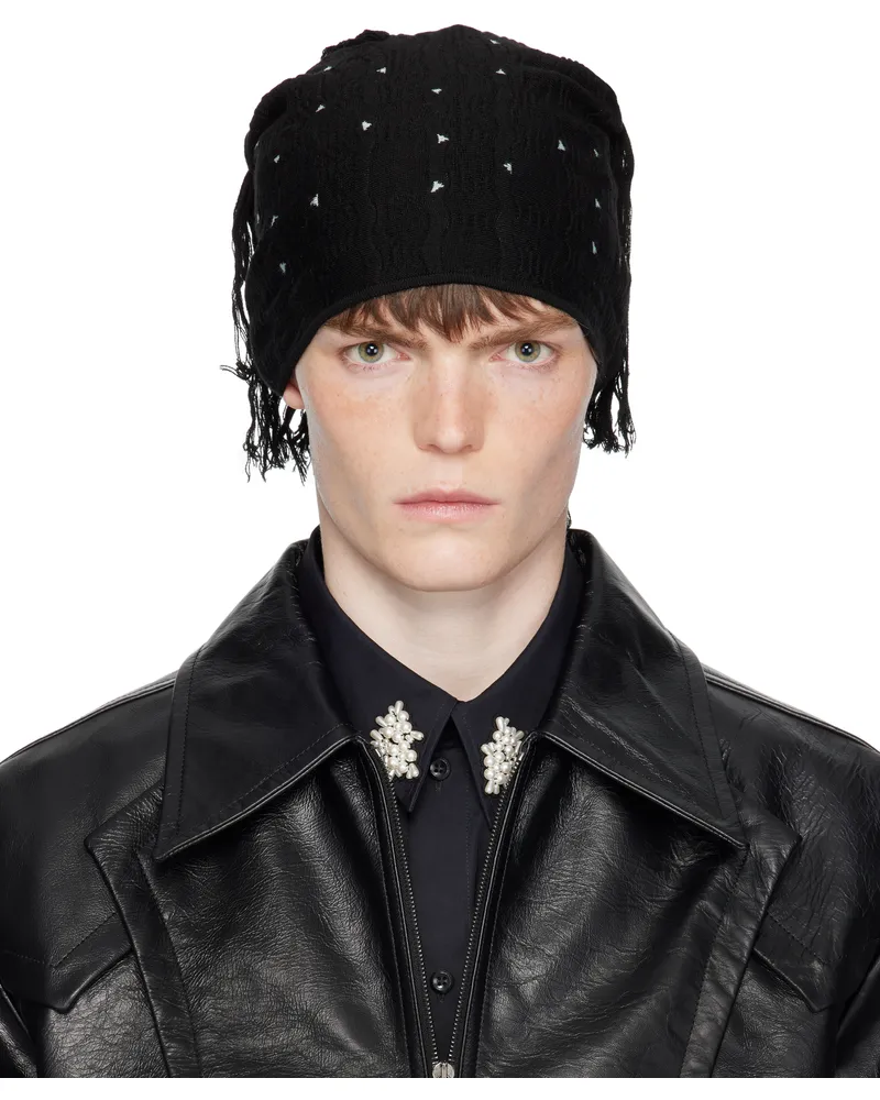 KIKO KOSTADINOV Black Tarr Beanie Night