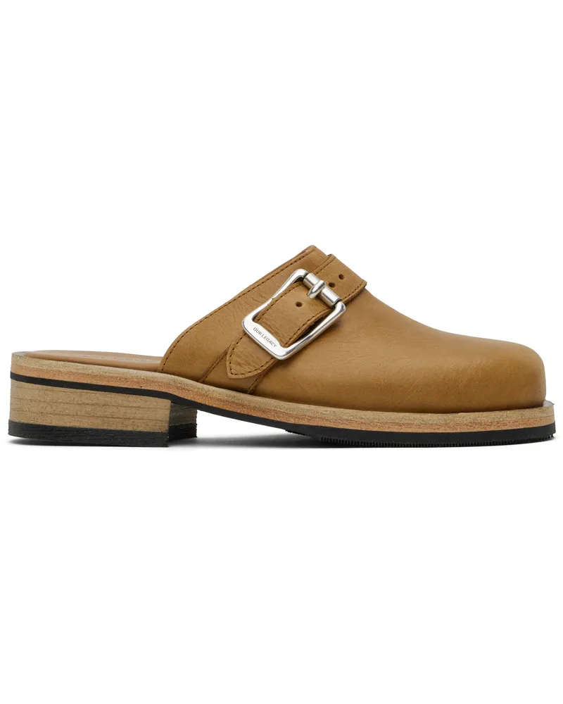 Our Legacy Tan Camion Mules Burnt