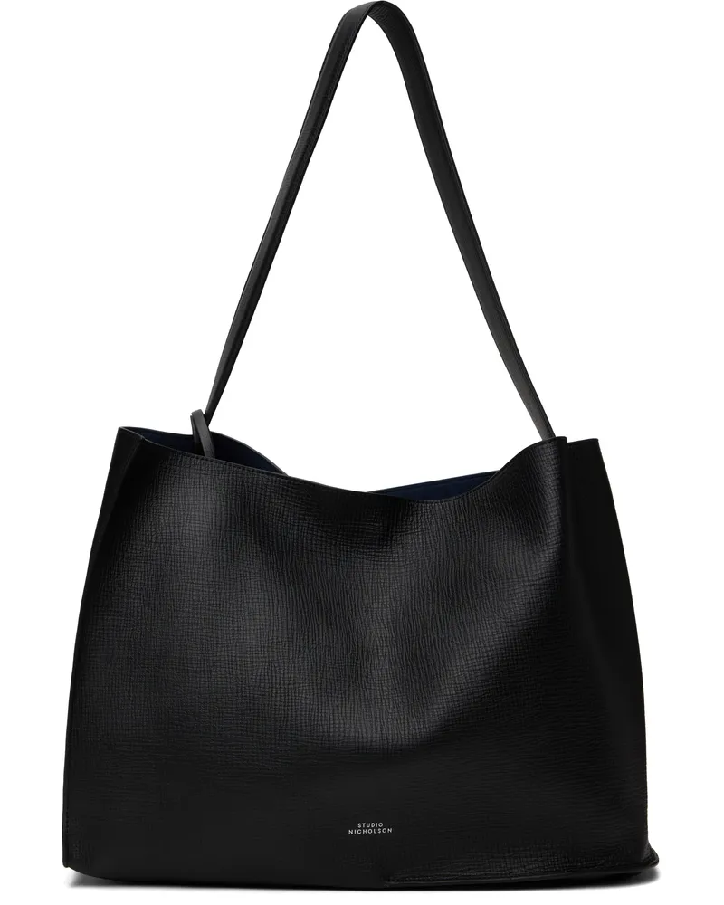 Studio Nicholson Black Doublet Leather Tote