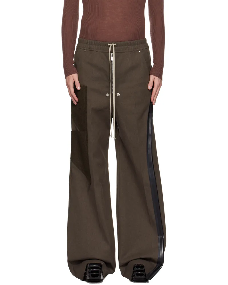 Rick Owens Brown Porterville Wide Bela Jeans 240409