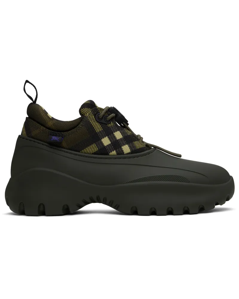 Burberry Khaki Check Scoot Trek Derbys Heath