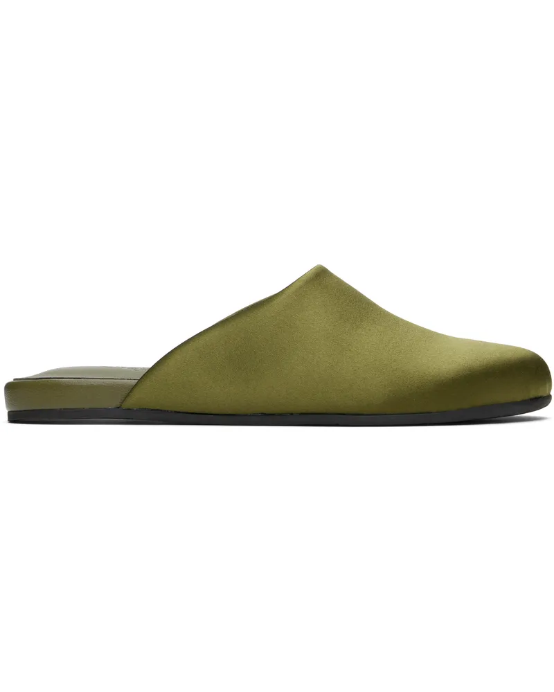 Ancient Greek Sandals Khaki 'The Slipper' Slippers Khaki