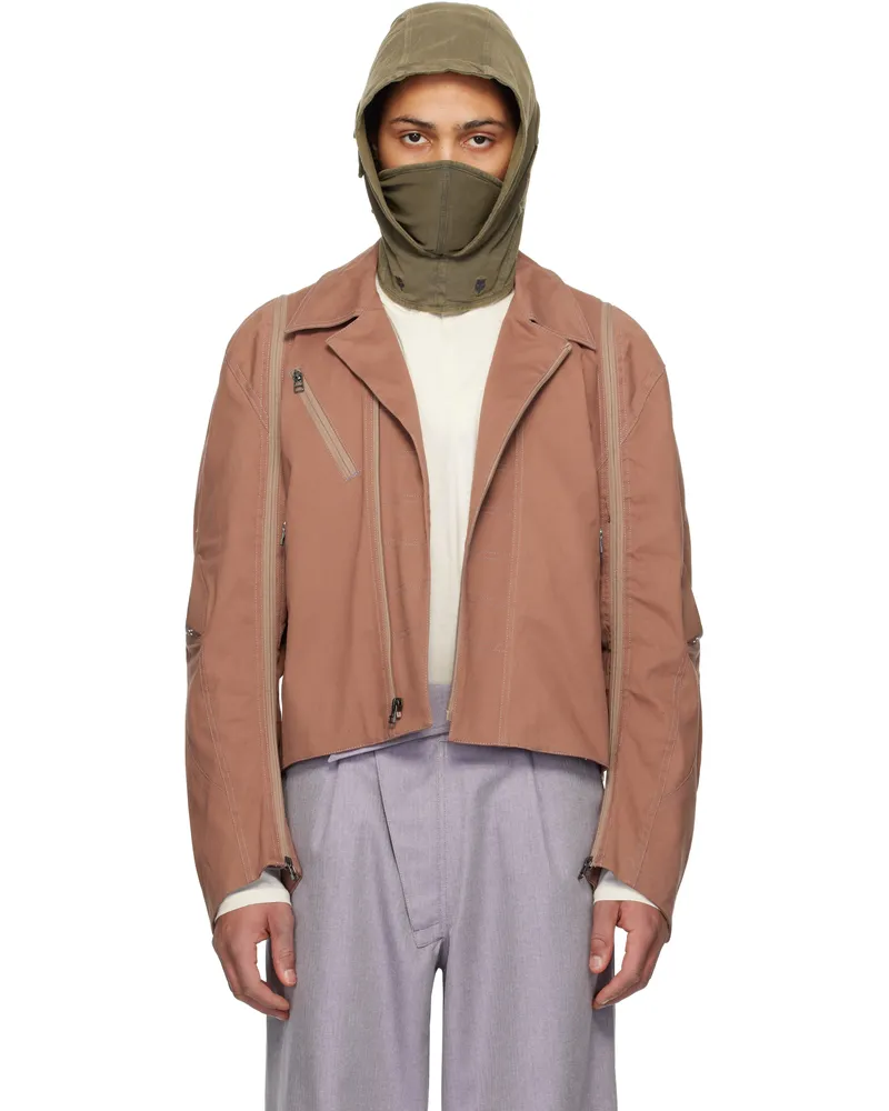KIKO KOSTADINOV Brown Fox Racing Edition Fox Jacket Chai