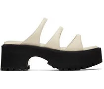 Off-White Platform Sandals