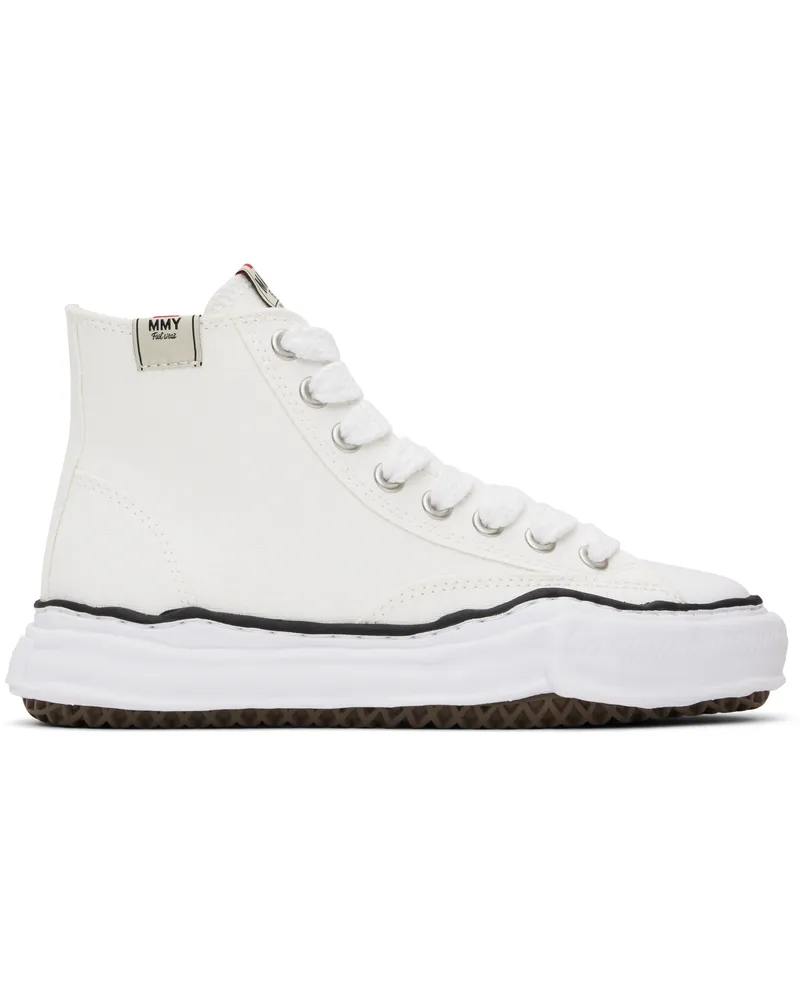 MIHARAYASUHIRO White Peterson OG Sole Canvas High-Top Sneakers White