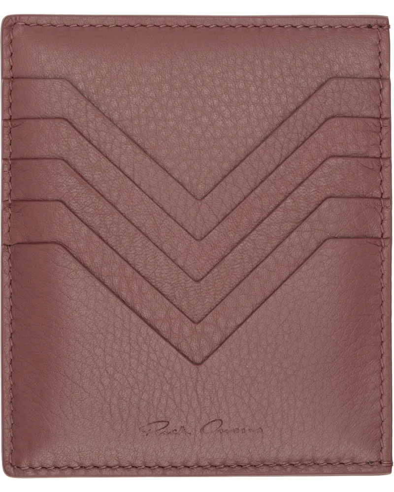 Rick Owens Pink Concordians Square Card Holder 13