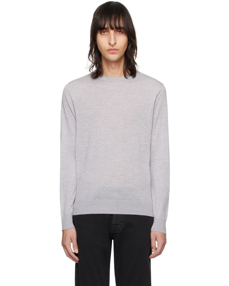 Ermenegildo Zegna Gray Performance Sweater K95