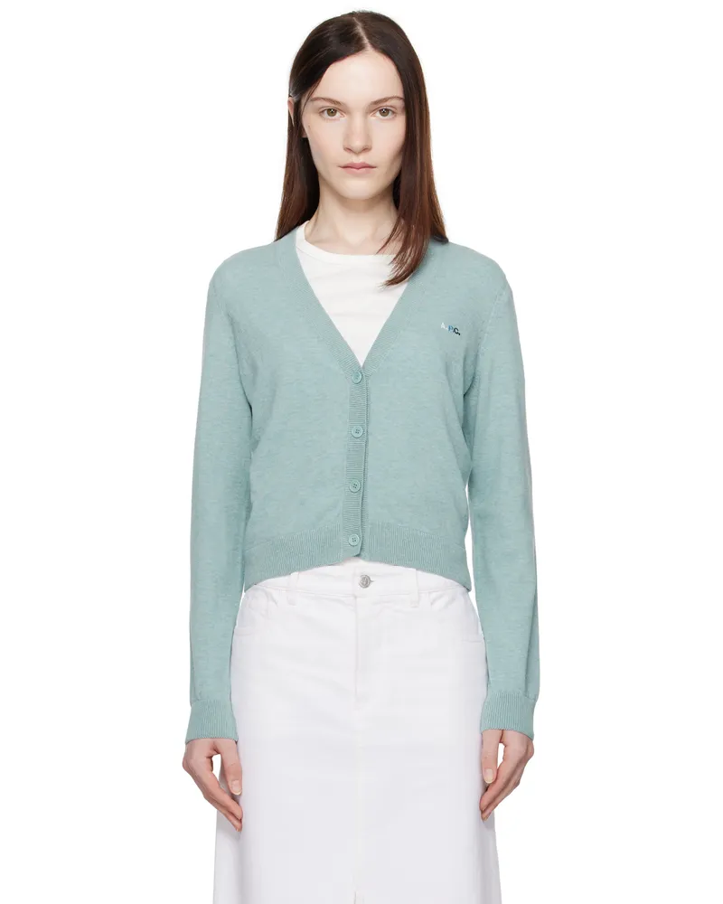 A.P.C. Blue Josephine Cardigan Iab
